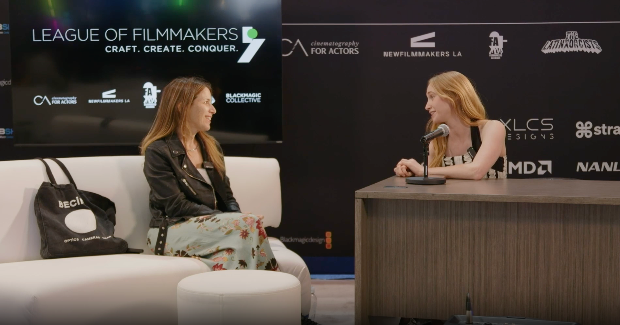 Bianca Halpern, founder of BECiNEwith CFA co-founder, Haeleigh Royall